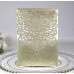 Pocket Invitation Card Elegant Invitation Glitter Invitation Laser Cut Paper